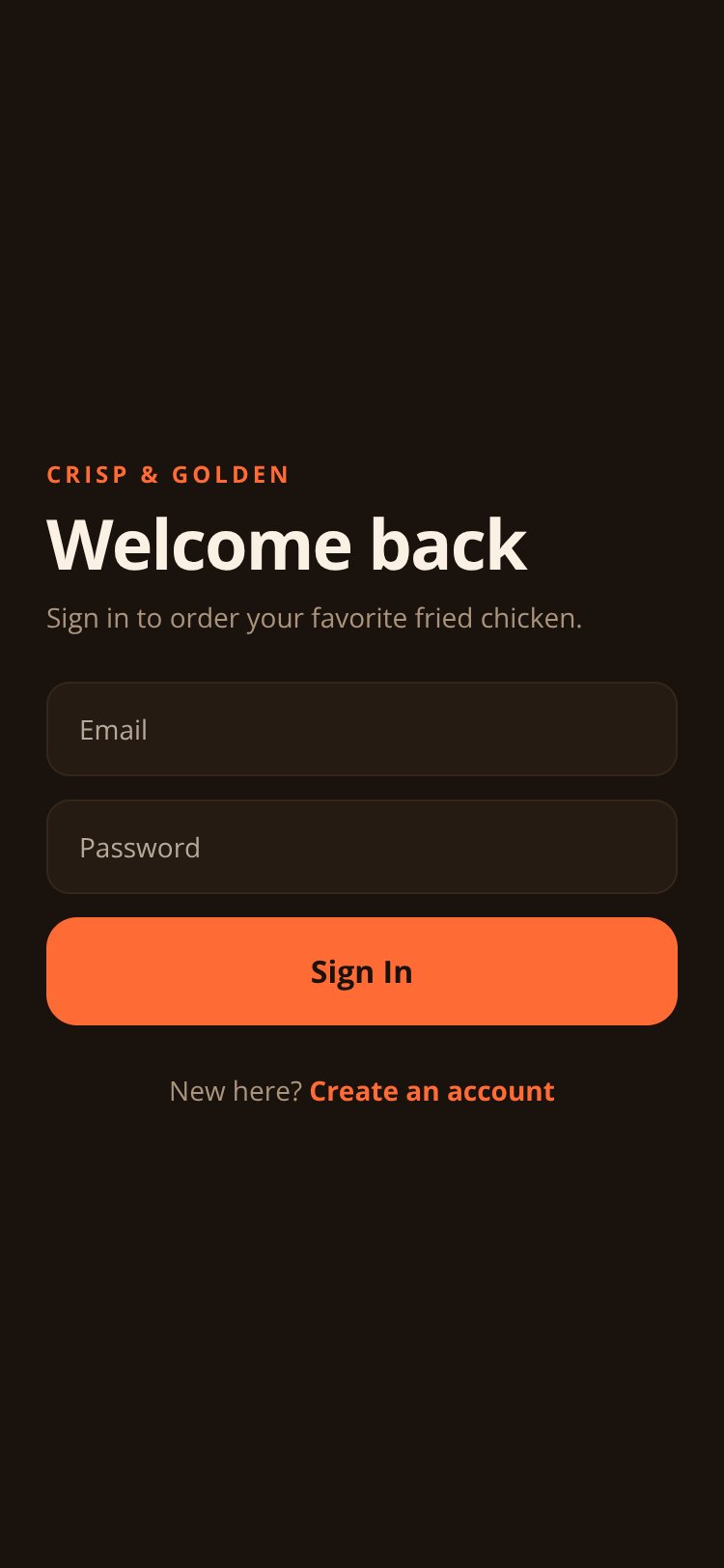 Crispy Co. screen 1