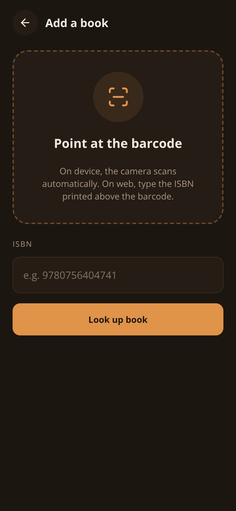 Book Catalogue screen 4
