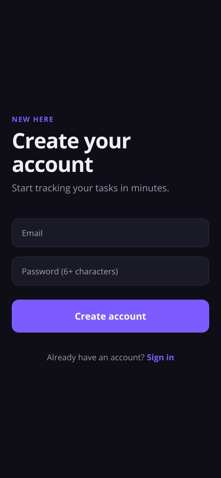 Taska screen 2