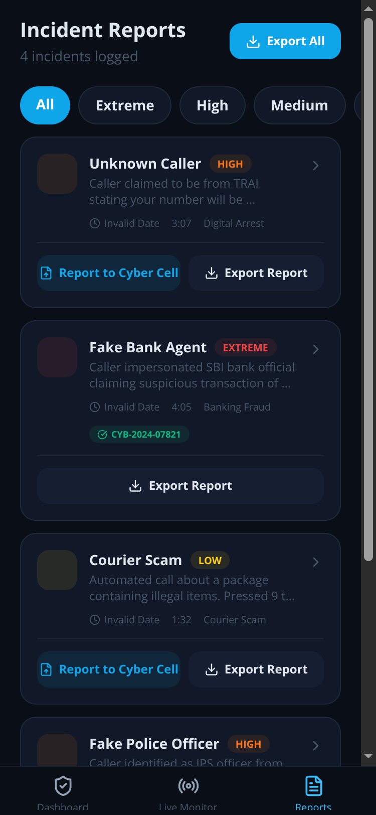 CallGuard screen 2