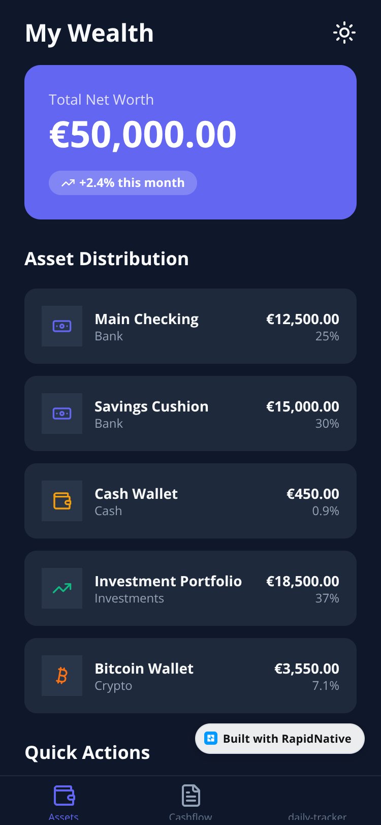FamilyBudget Pro screen 2