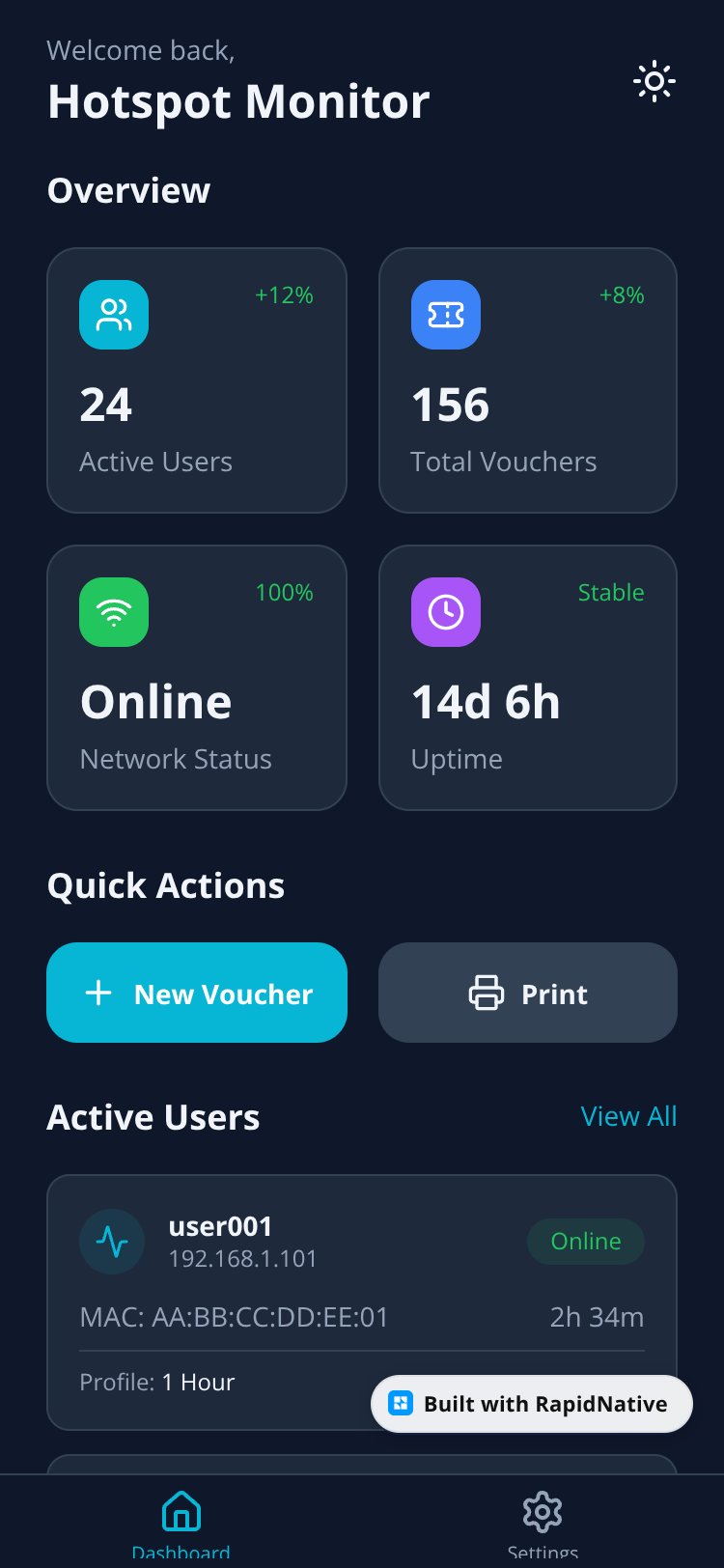 MikroTrack screen 1