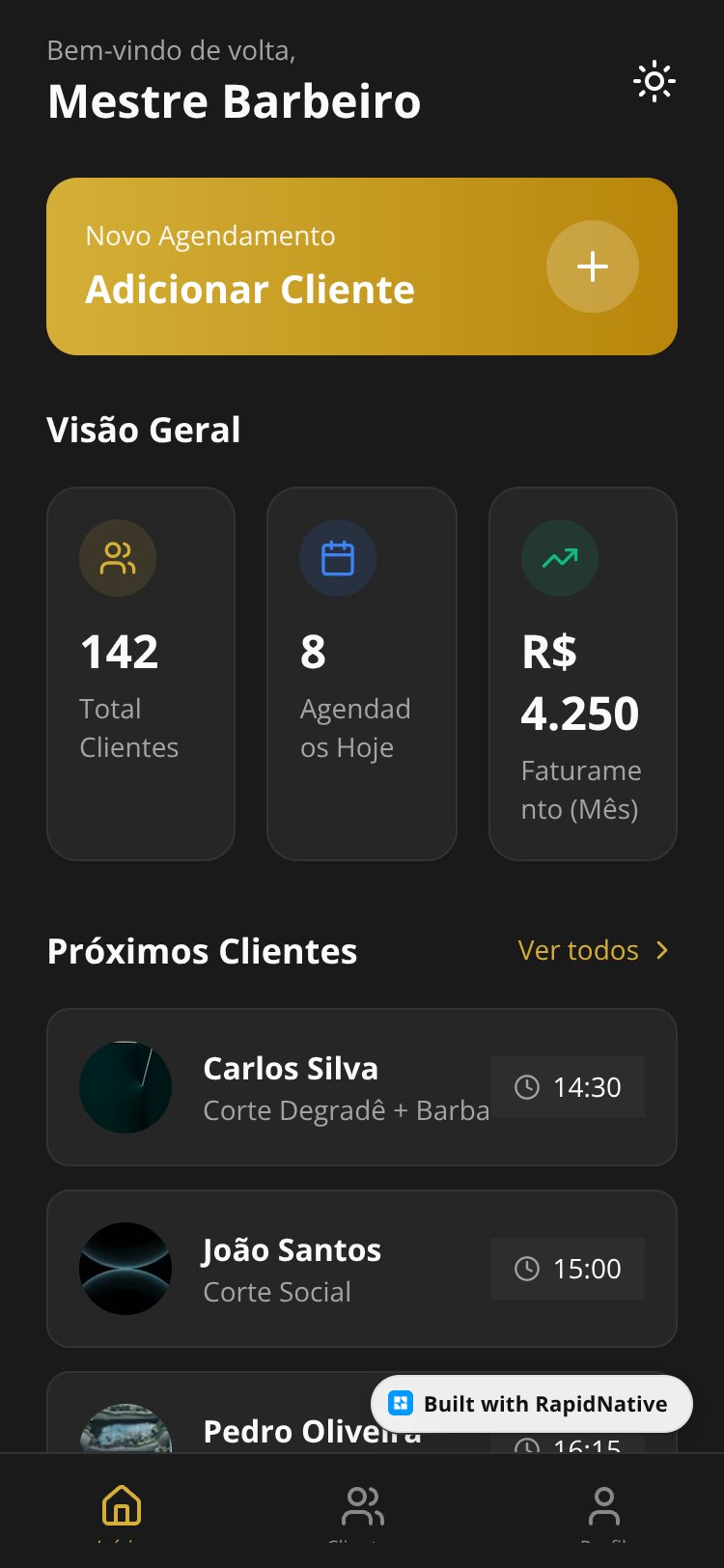 BarberConnect screen 3