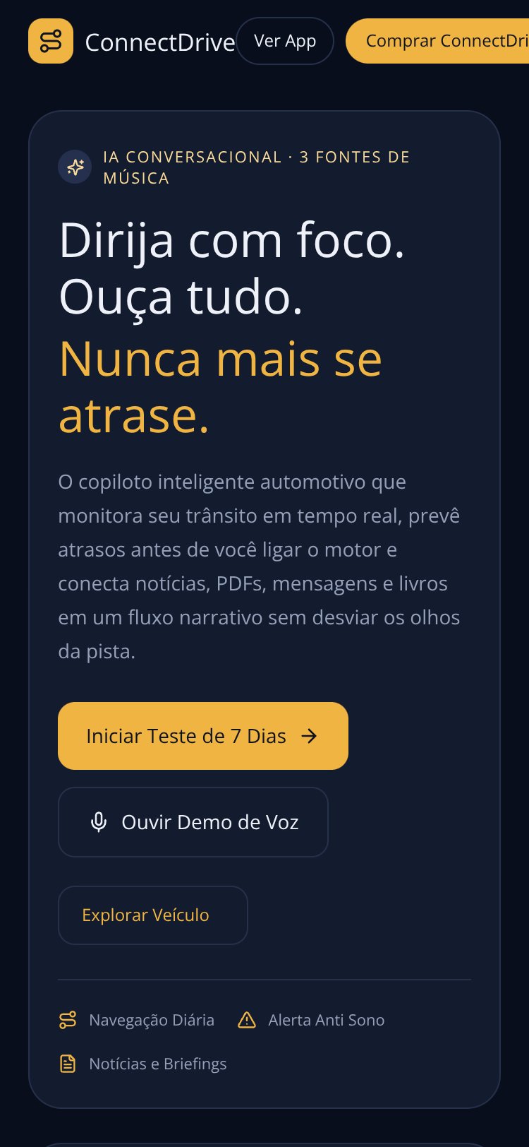 ConnectDrive screen 2
