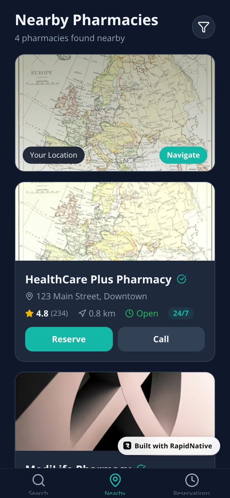 MediFind Pro screen 3