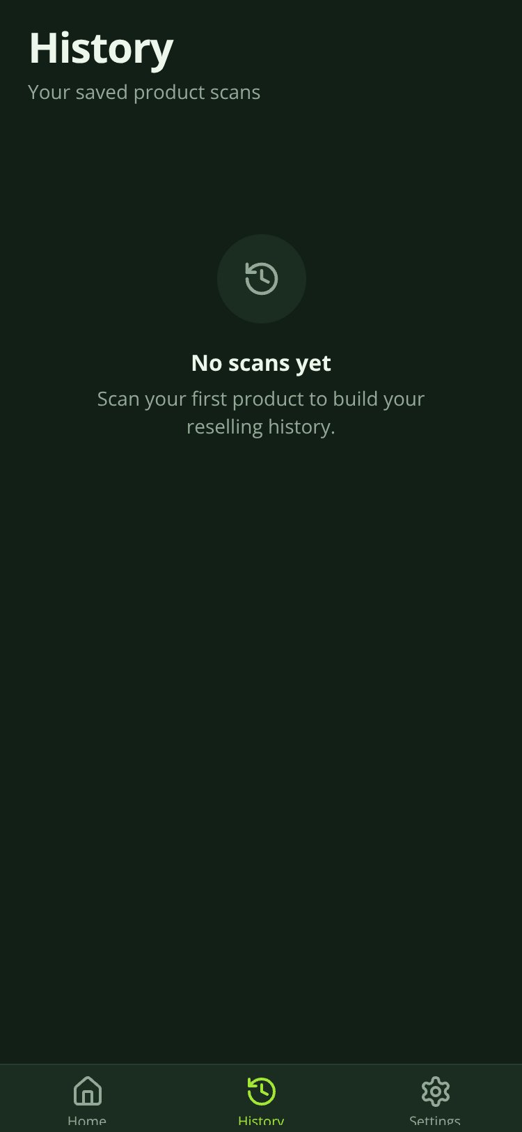ResellScout screen 2
