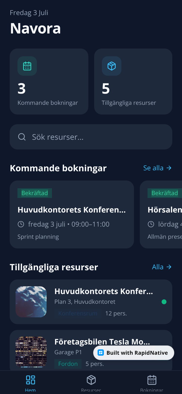 Navora screen 3