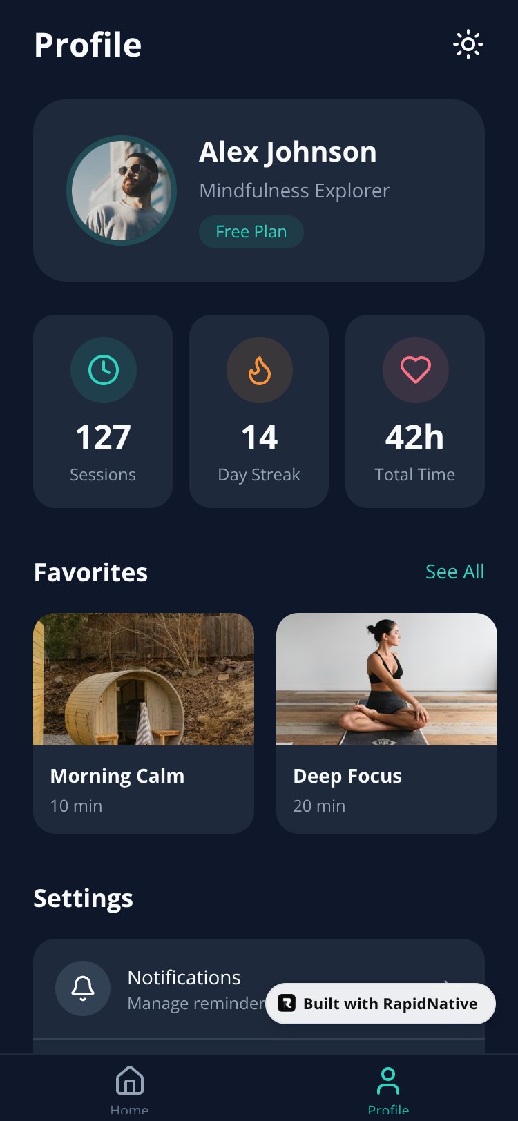 Serenity Sounds screen 3