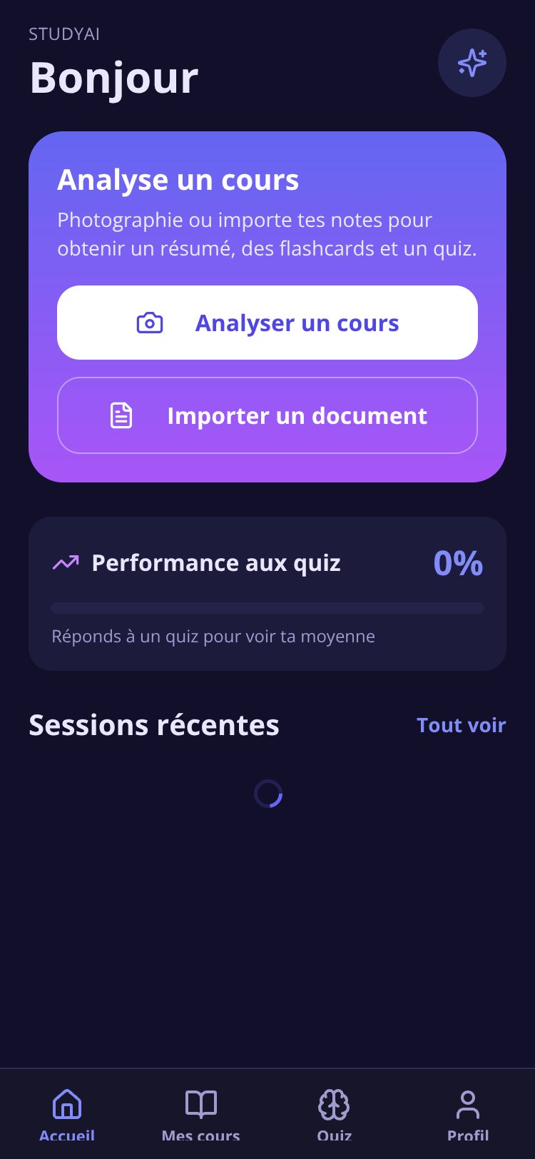StudyAI screen 2