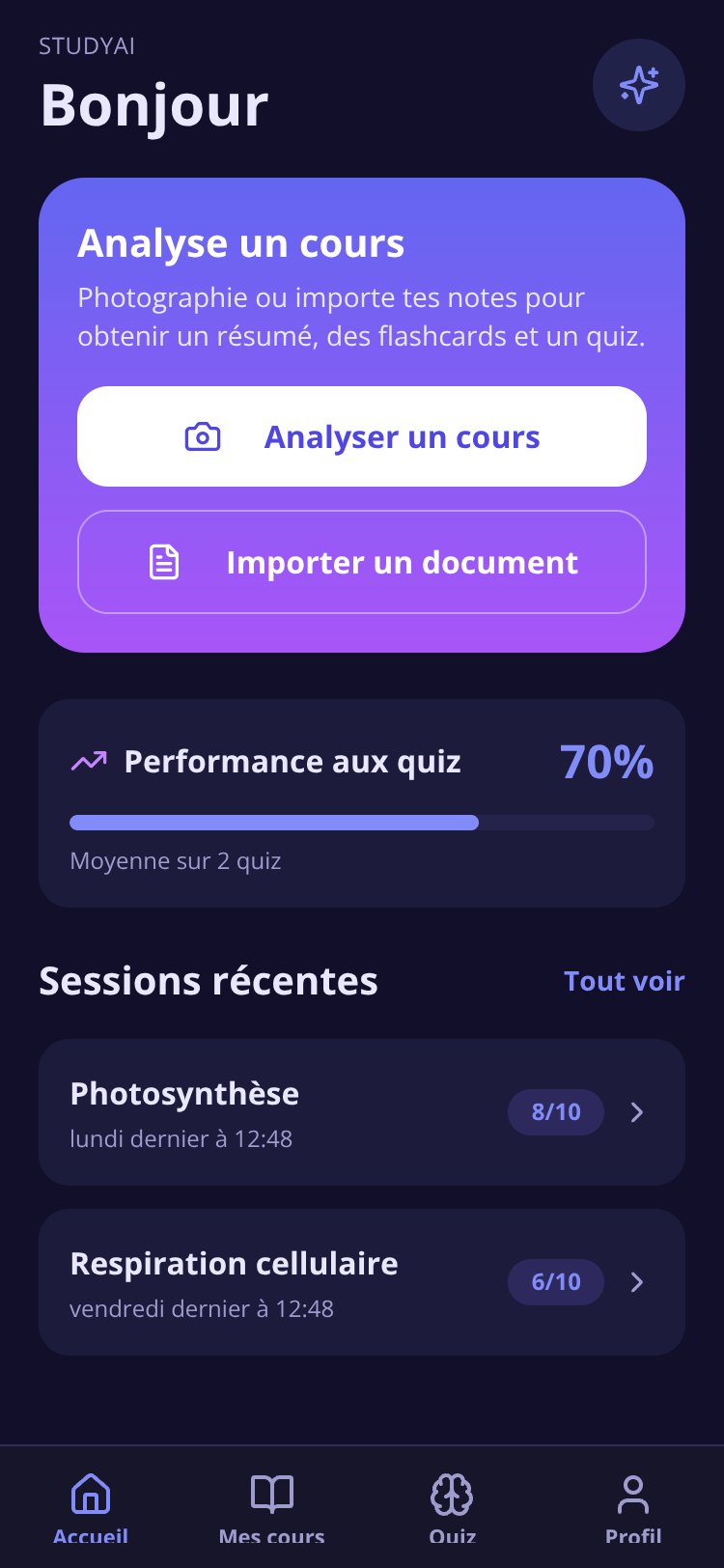 StudyAI screen 5
