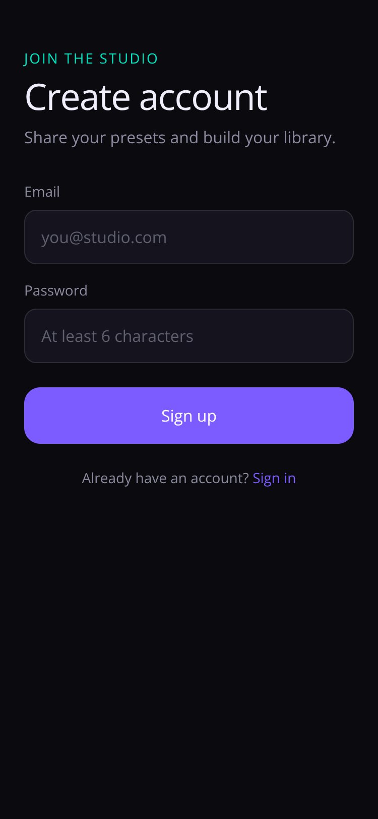 VinlvrsPreset screen 1