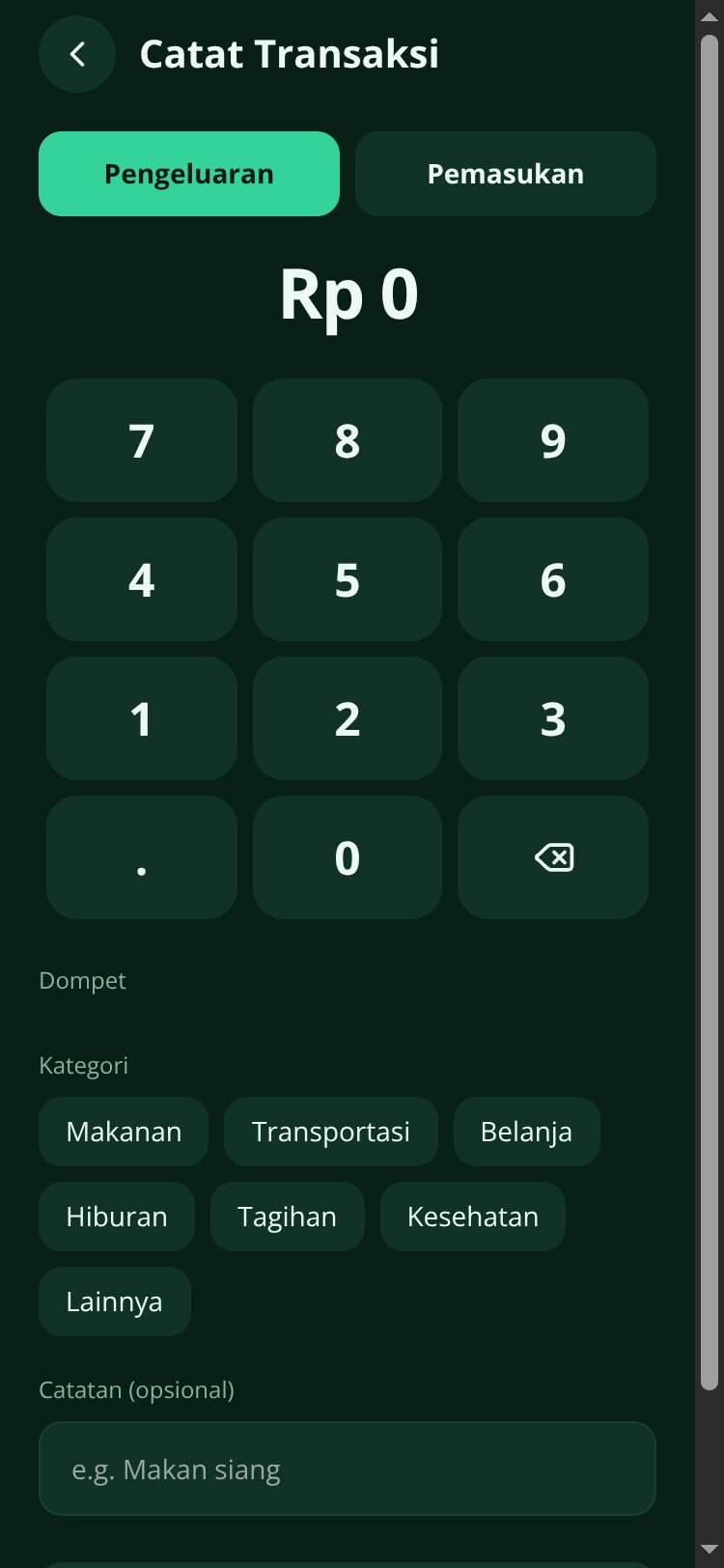 MyMoney screen 5