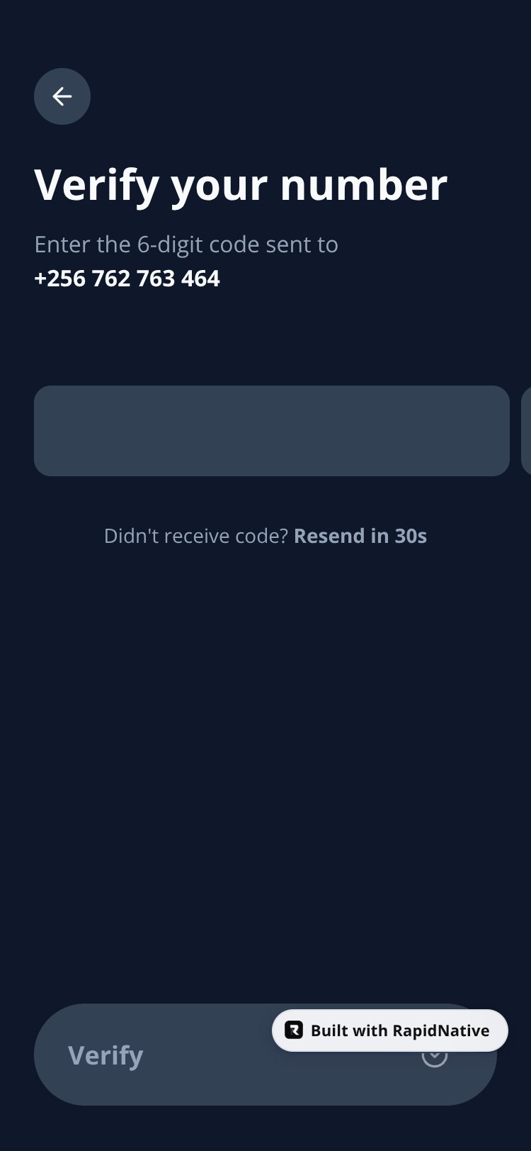 LaunchFlow screen 1