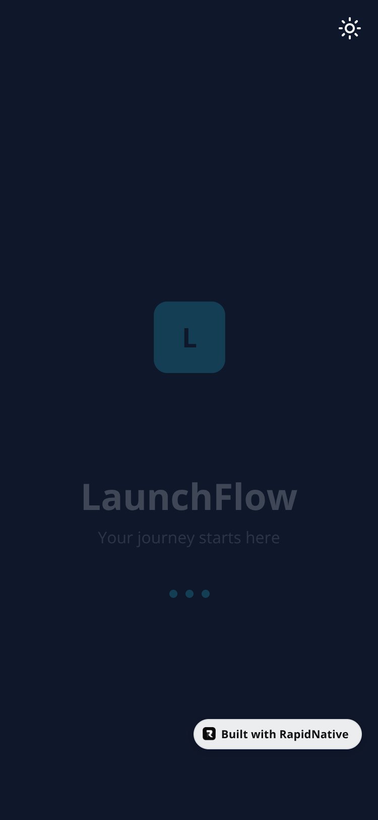 LaunchFlow screen 2