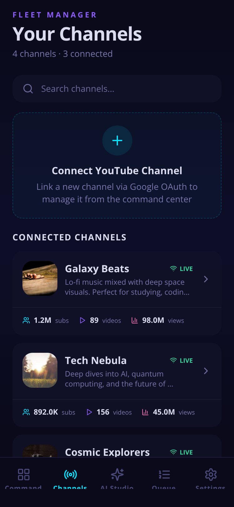 AI YouTube Studio Pro screen 1