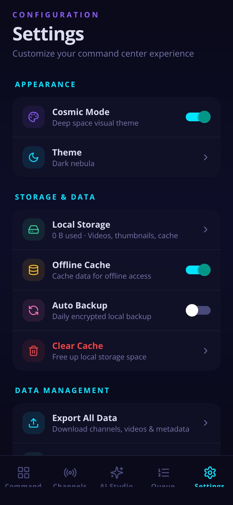 AI YouTube Studio Pro screen 2