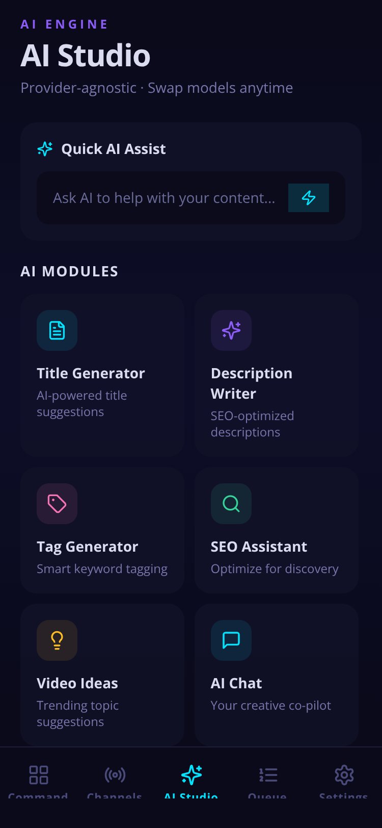AI YouTube Studio Pro screen 3
