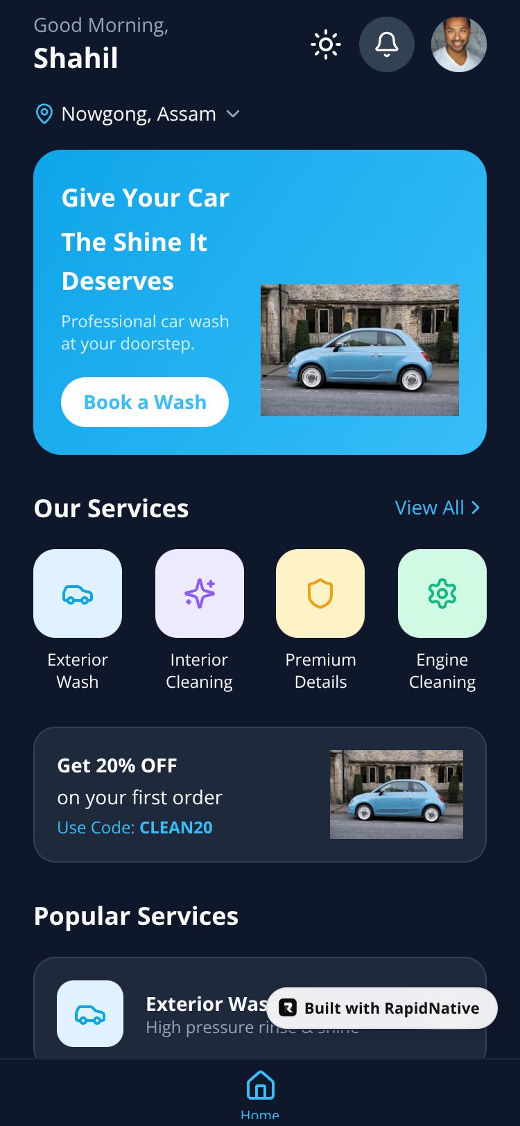 Clean Drive screen 1