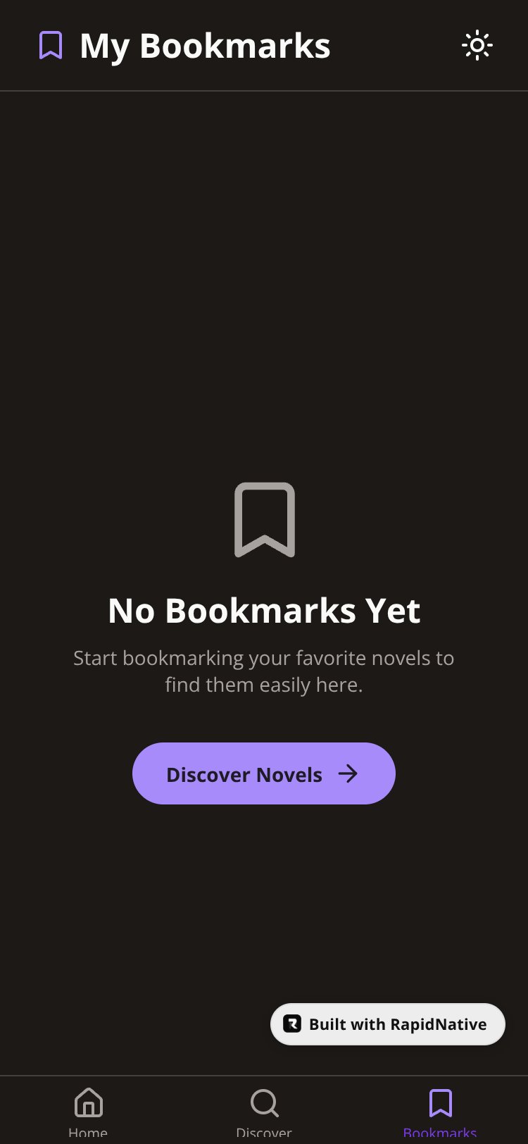 NovelVerse screen 4