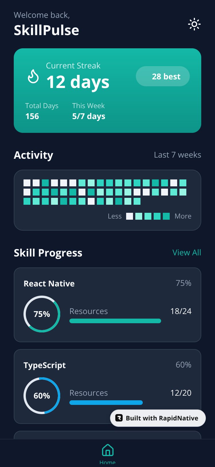 SmartHub screen 1