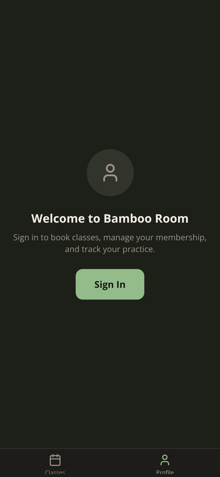 Bamboo Room screen 1