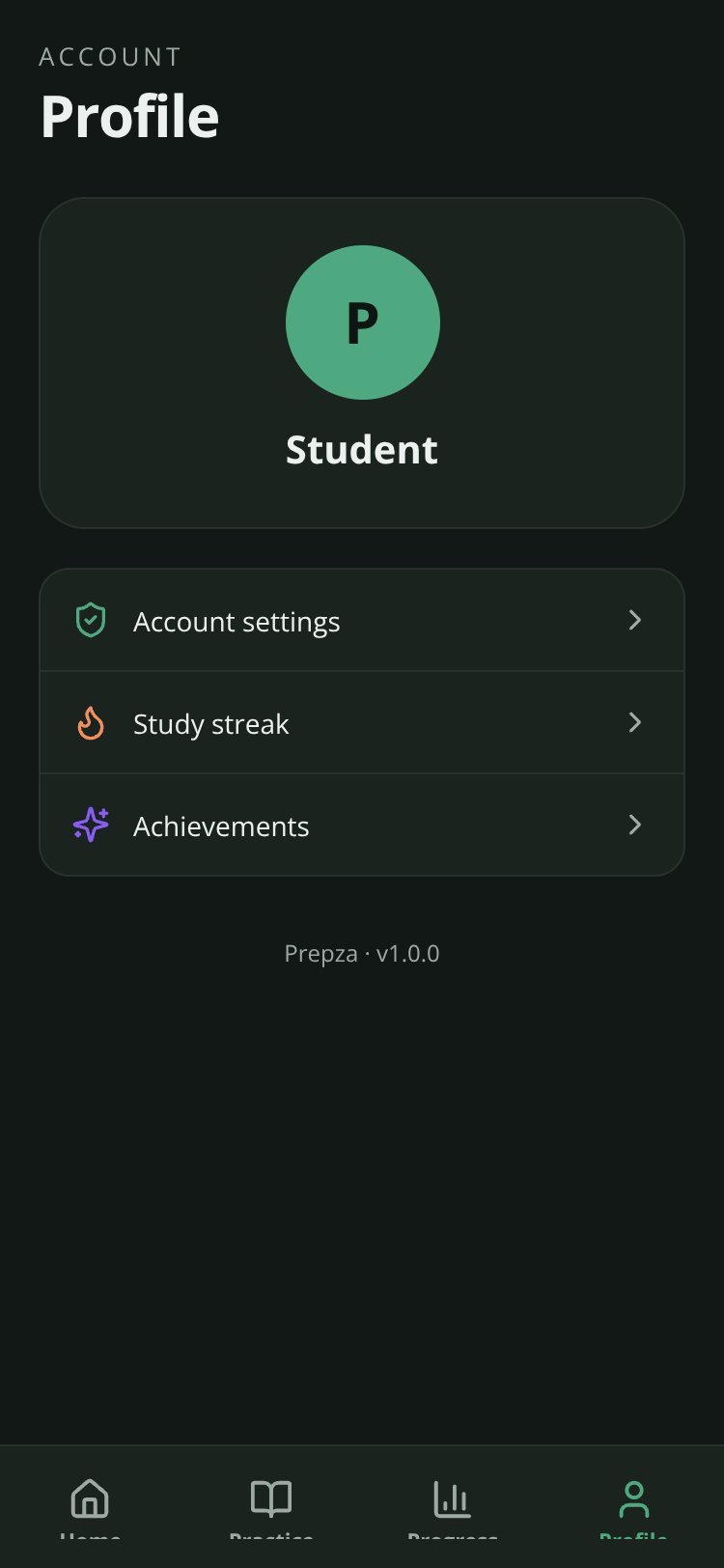 Prepza screen 3