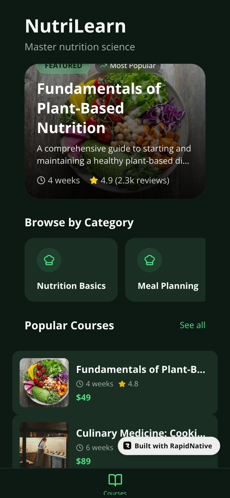 NutriLearn screen 3