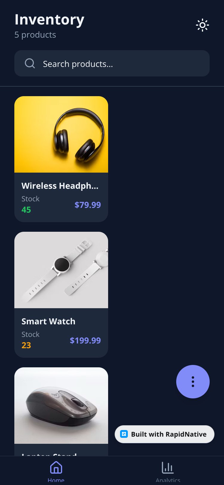 InventoryTracker screen 4