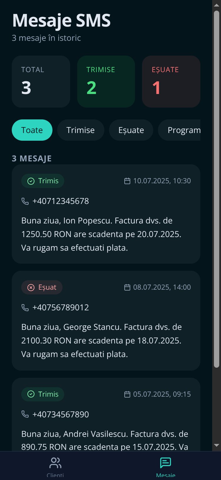 SMS Clienti screen 1