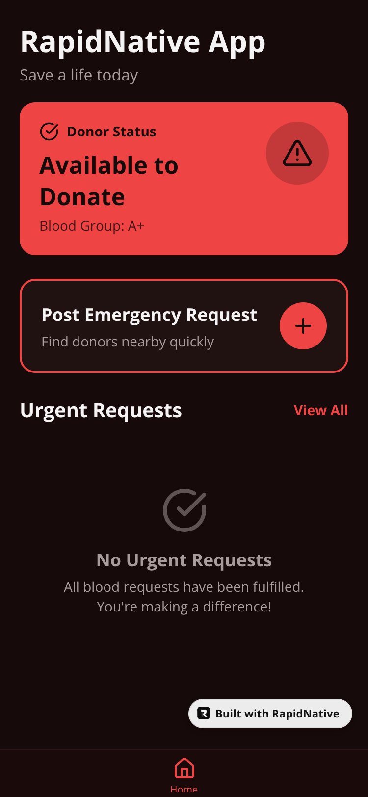 RapidNative App screen 3