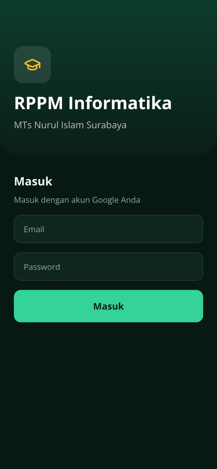 RPPM Informatika 2026 screen 1