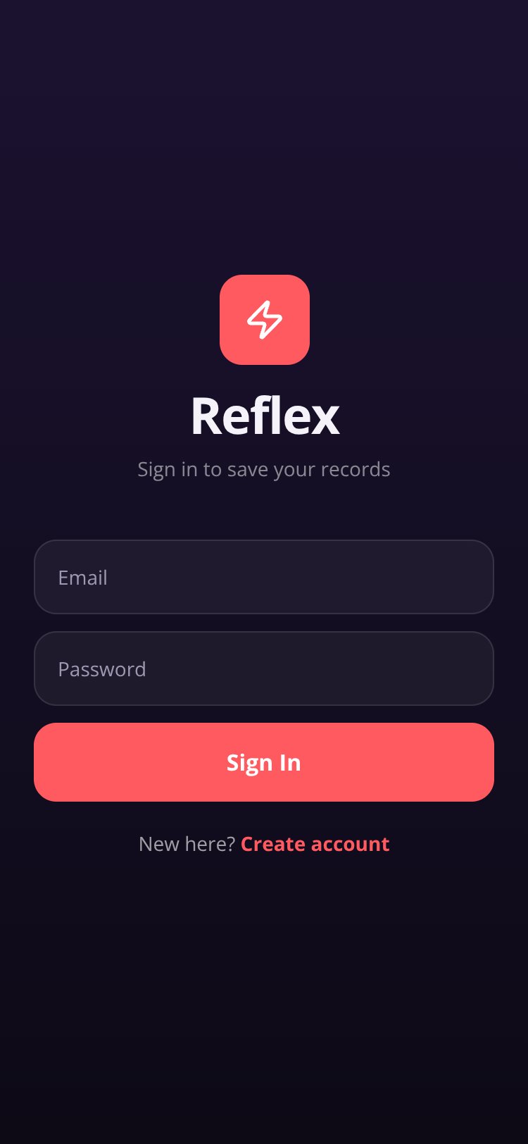 Reflex screen 1