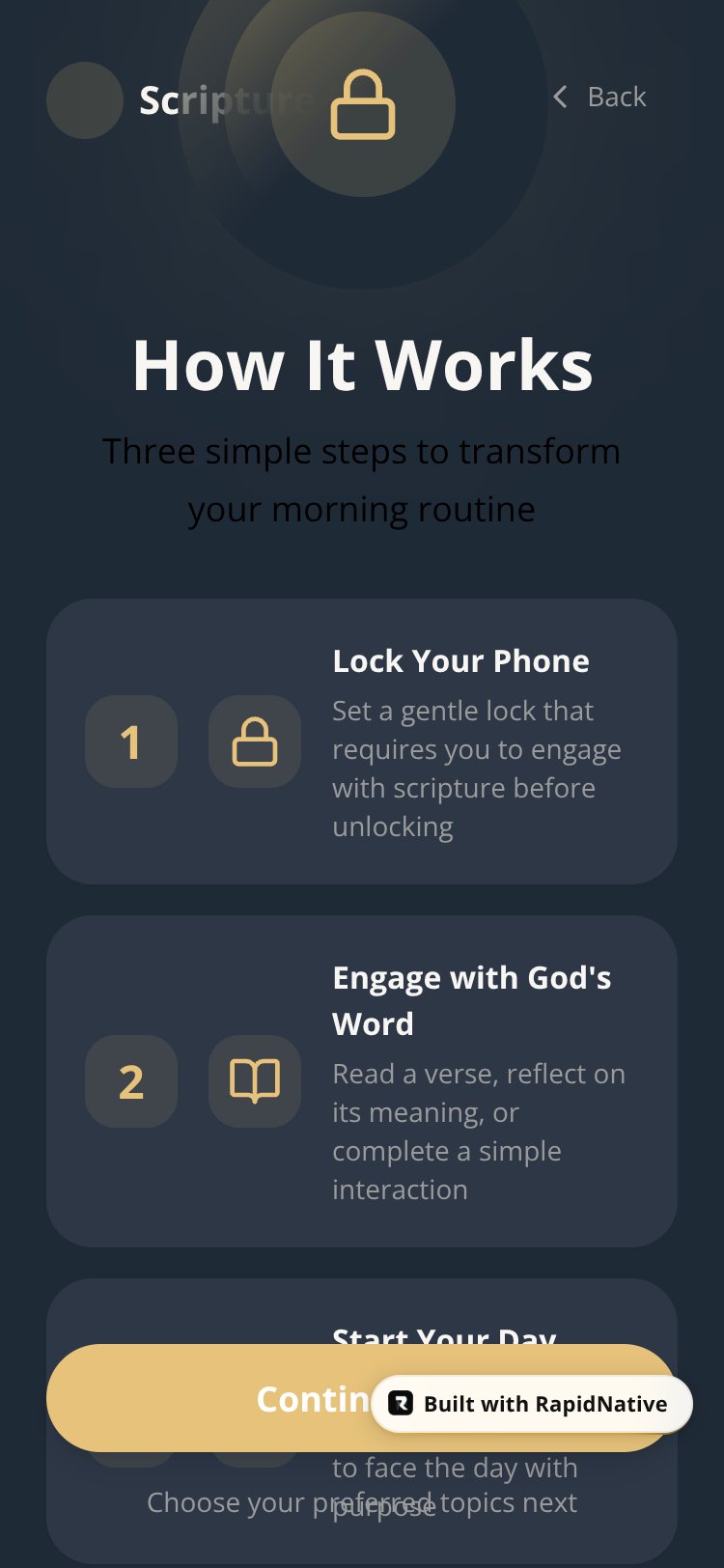 Scripture Lock screen 1