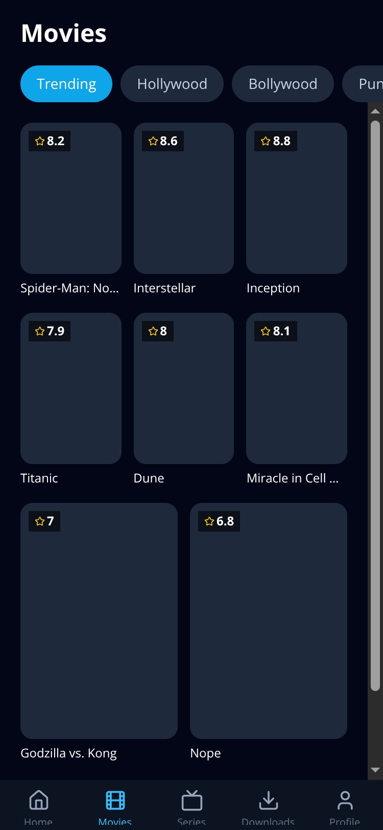 RapidNative App screen 3