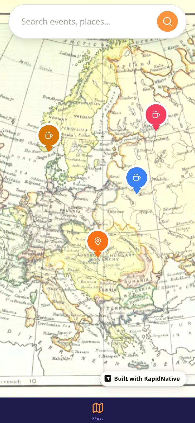 GatherMap screen 1