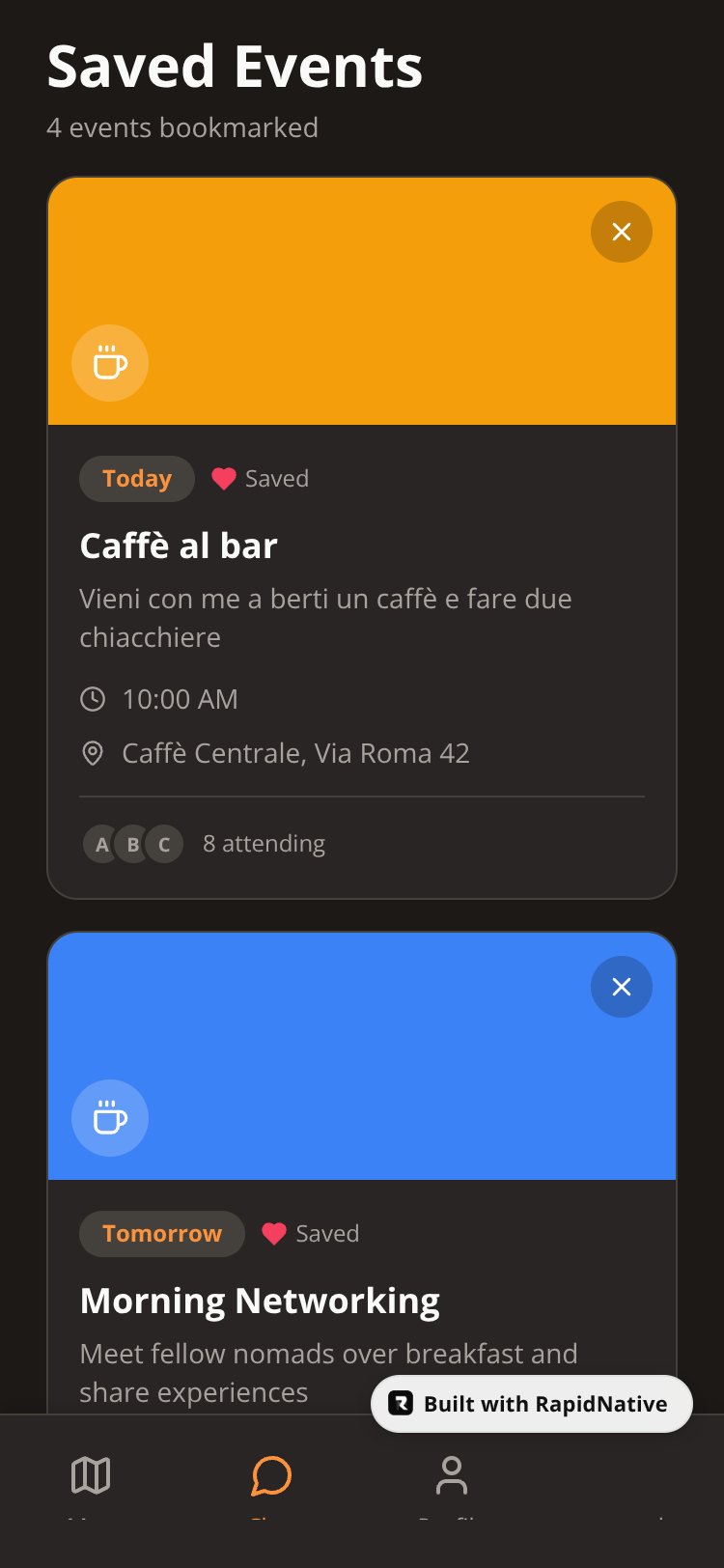 GatherMap screen 2