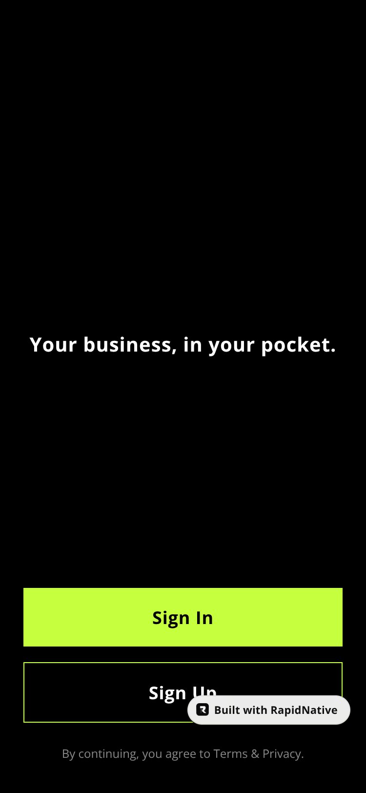 RondoHub screen 1