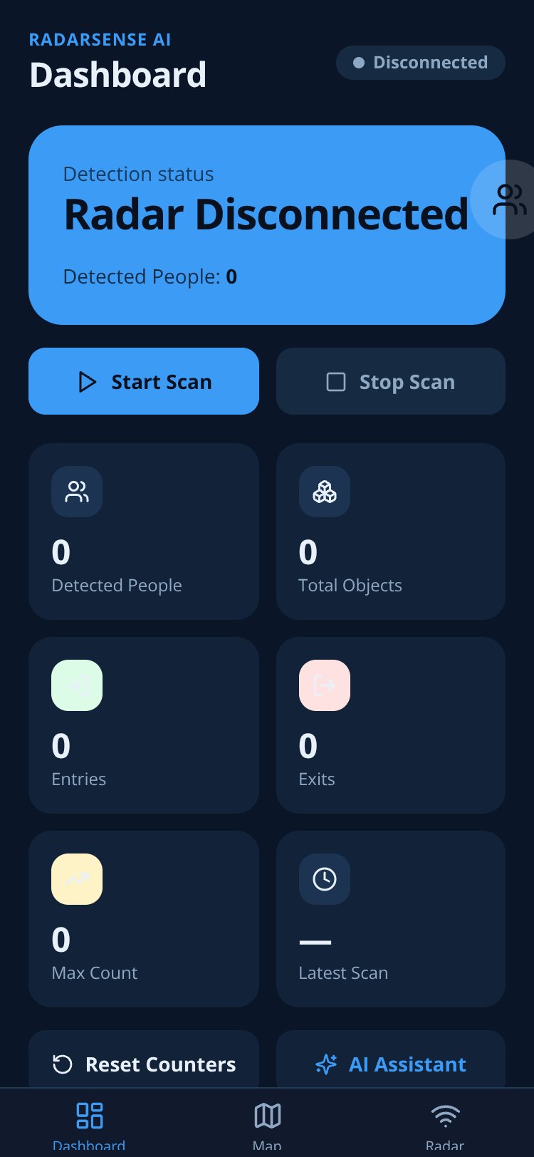 RadarSense AI screen 4
