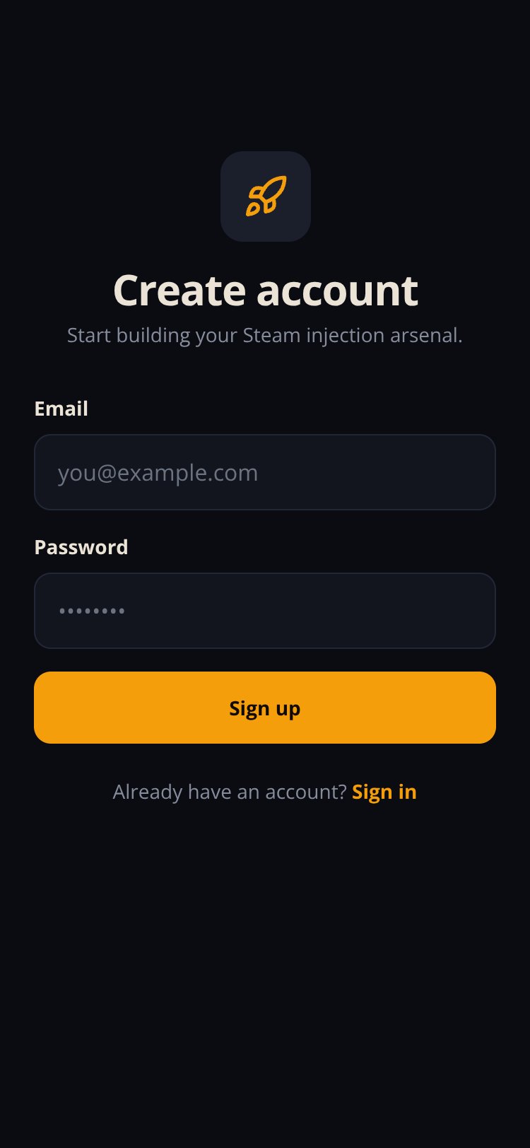 Mighty Injector screen 1