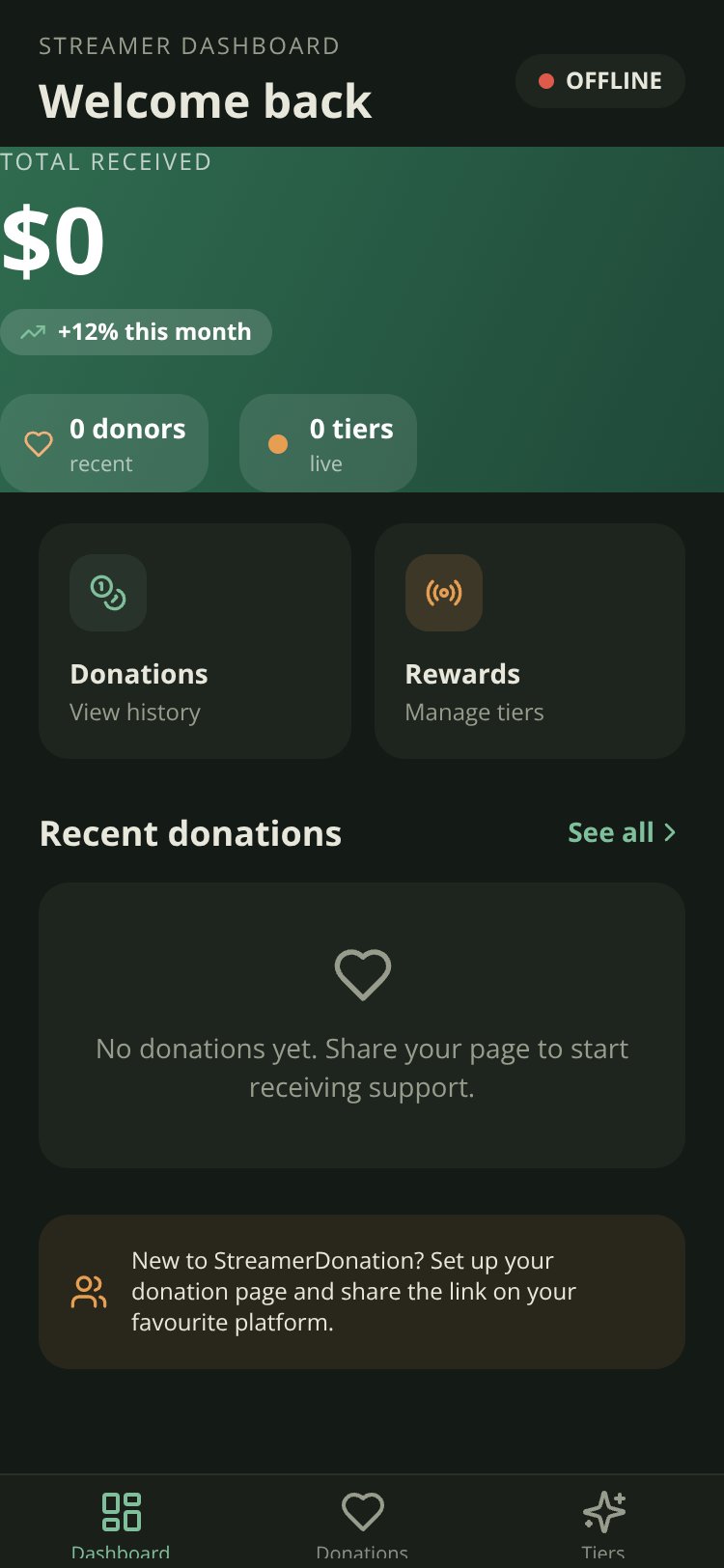 StreamerDonation screen 3