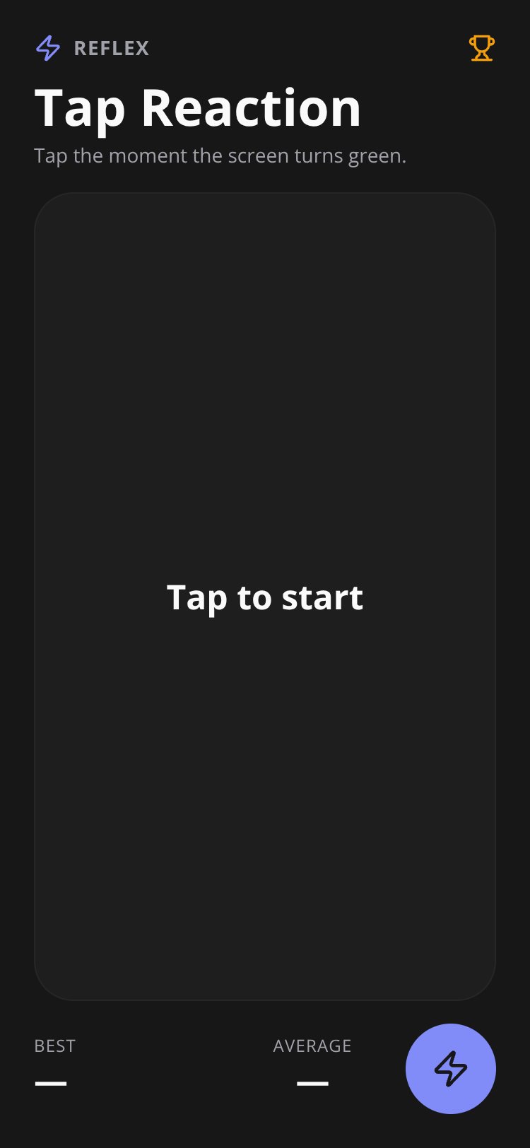 RapidNative App screen 1