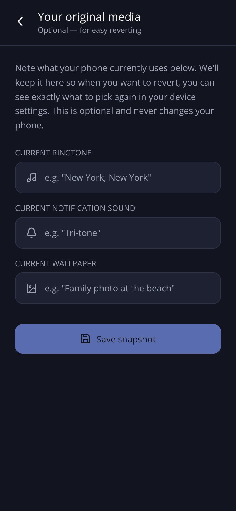 Campaign Sound screen 3