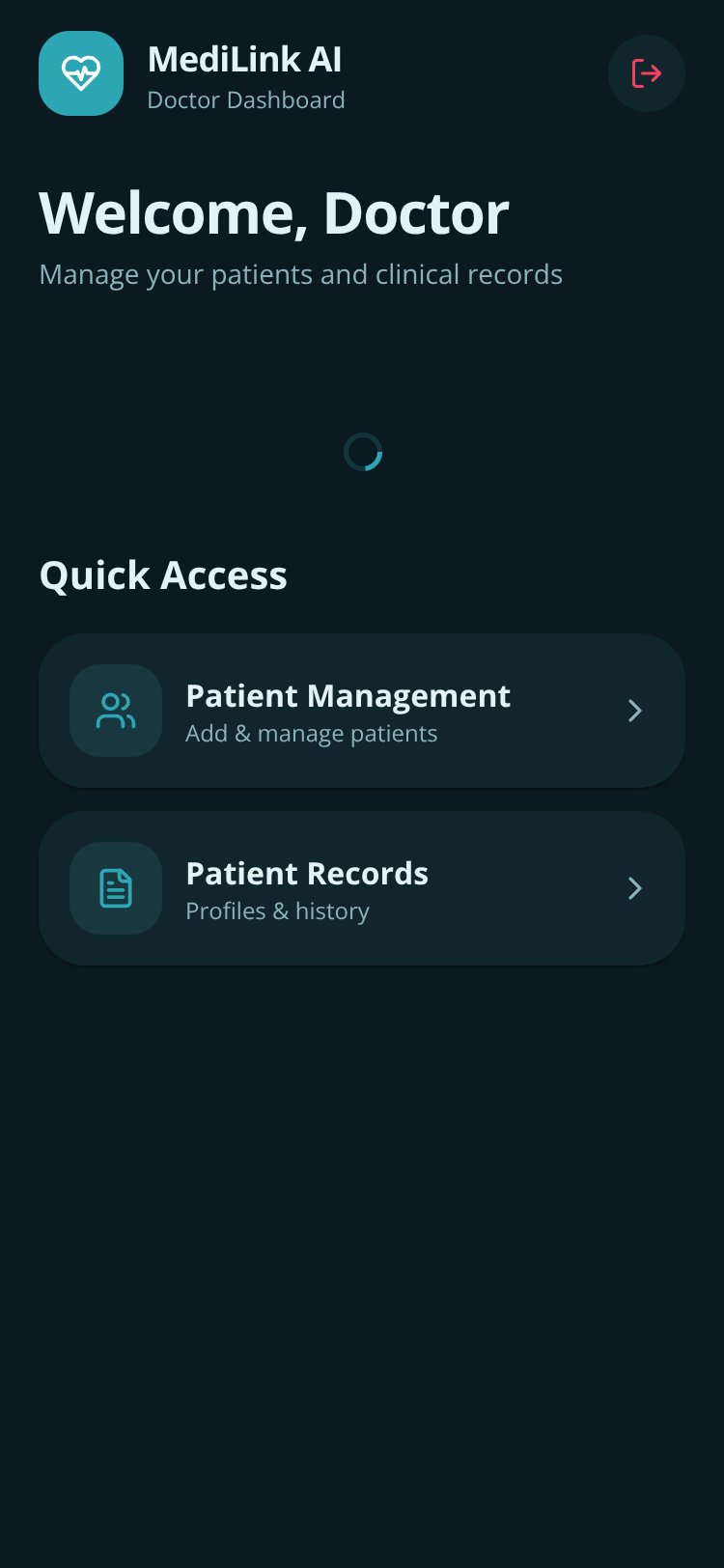 MediLink AI screen 3