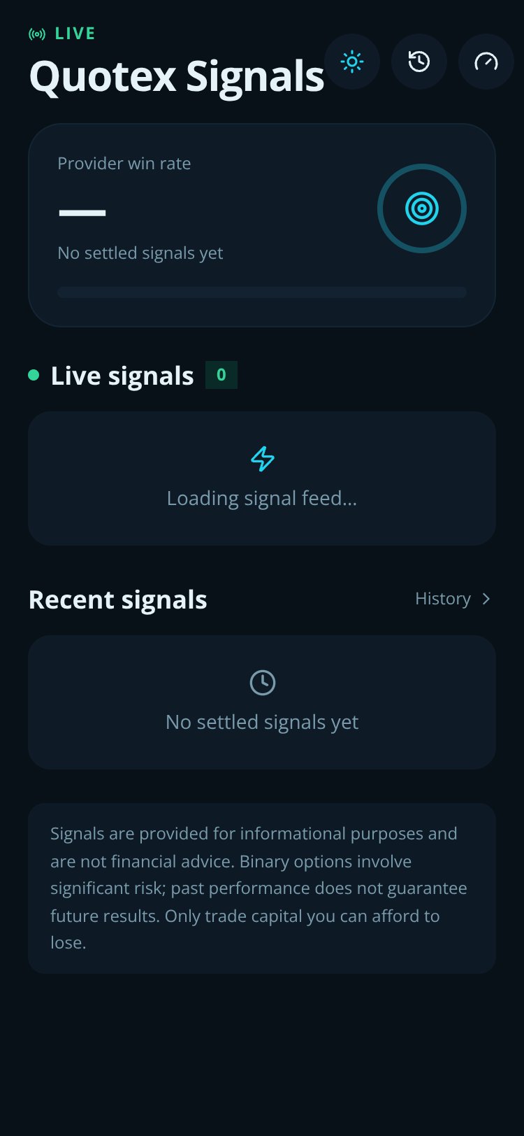 Quotex OTC Signal Pro Copy screen 4