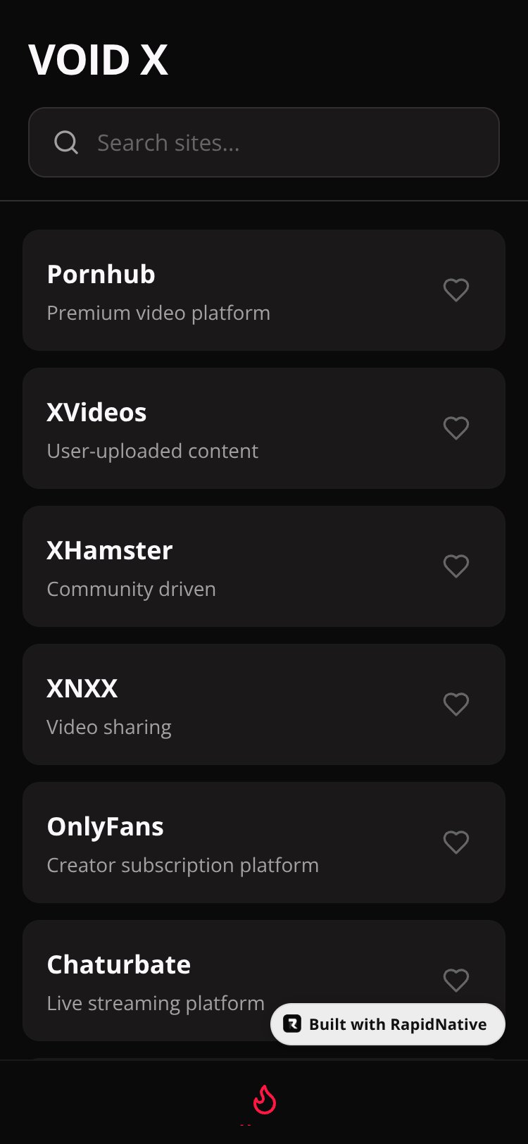 VOID X 3.0 screen 1