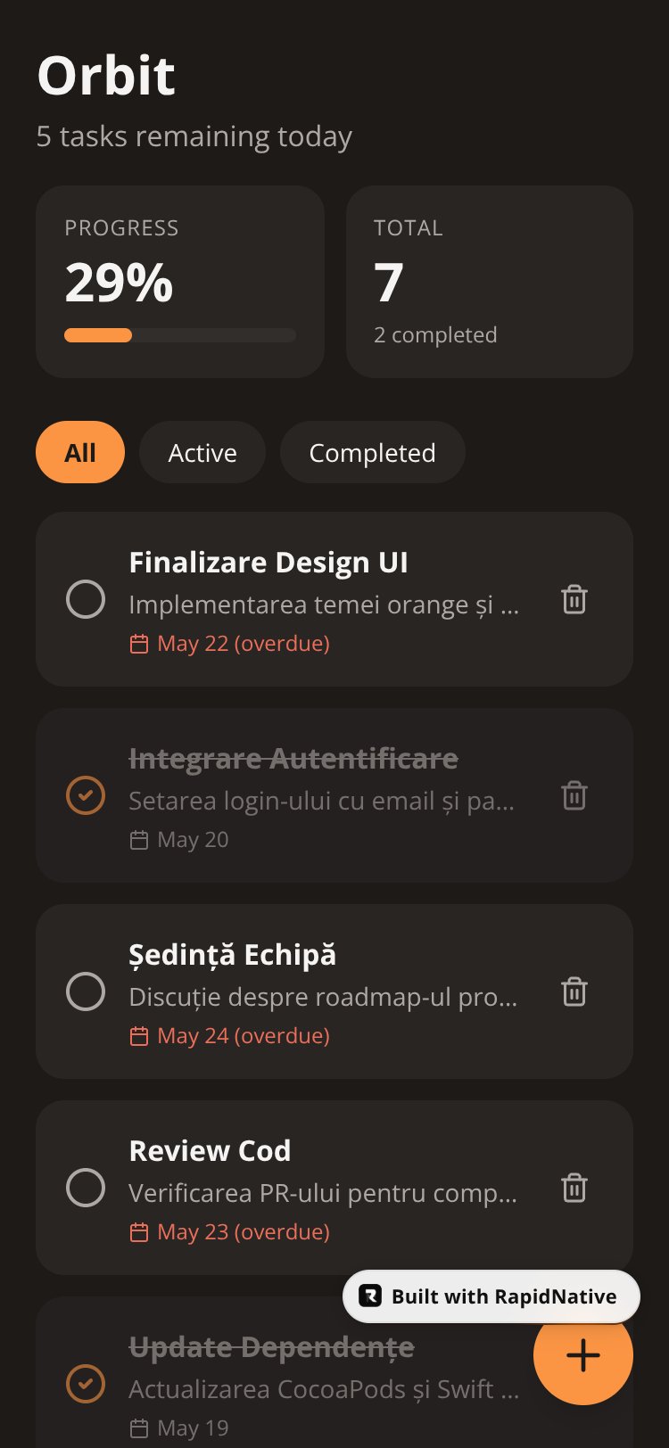 Orbit screen 3