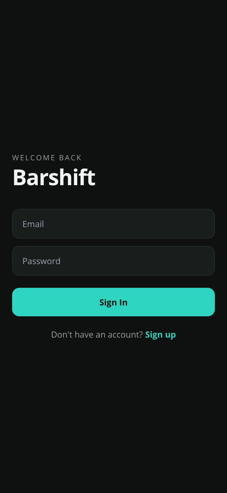 Barshift screen 1