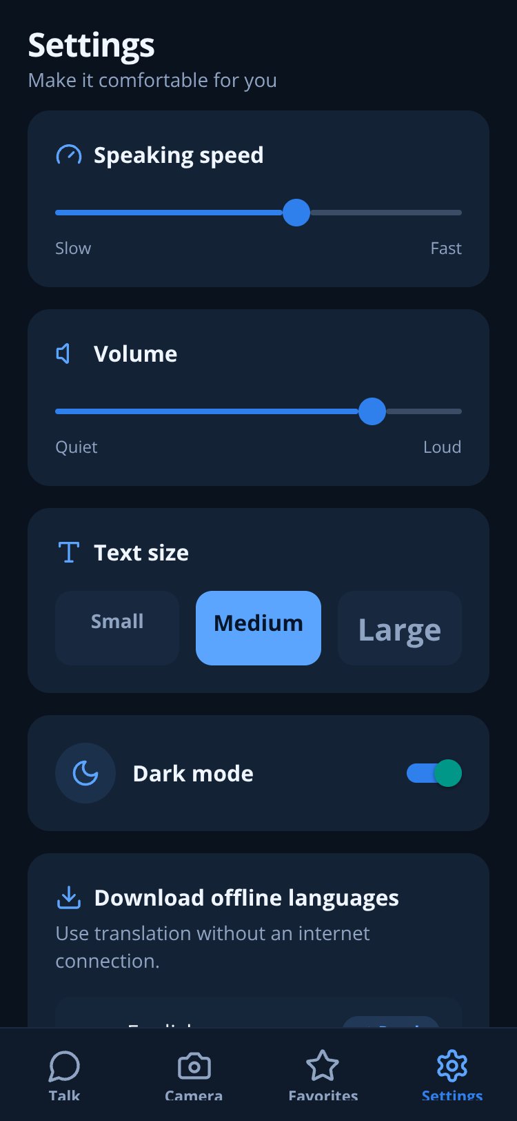 RapidNative App screen 2