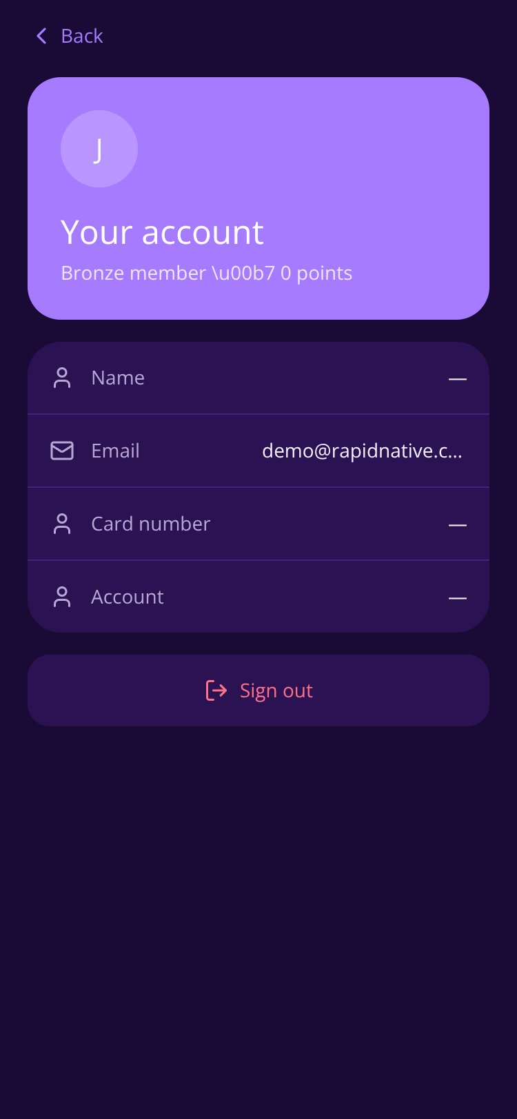 Nectar Card screen 3