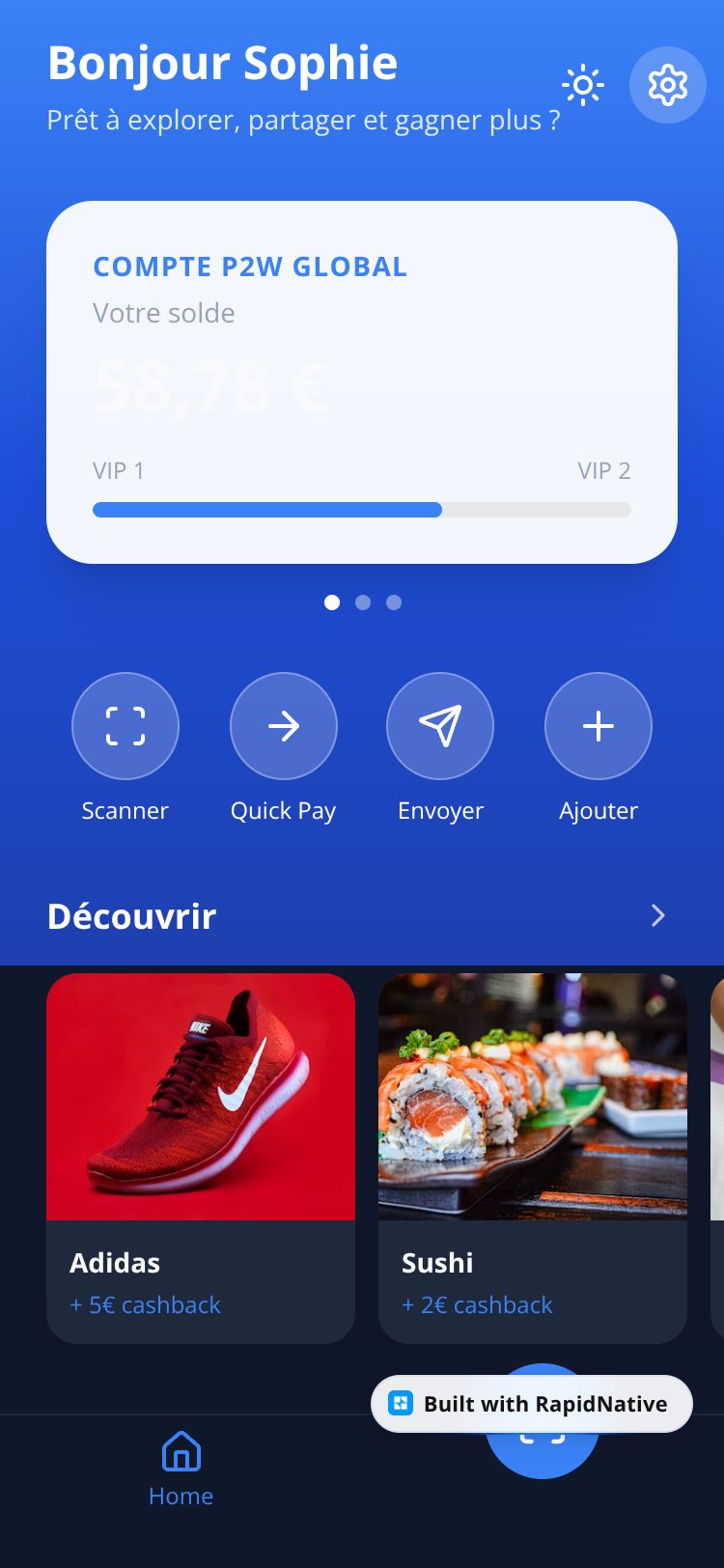 FitTrack screen 2